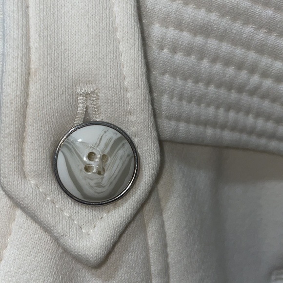 Kenneth Cole Reaction Womens Cream Pea Coat Size Small NWT - Picture 6 of 10